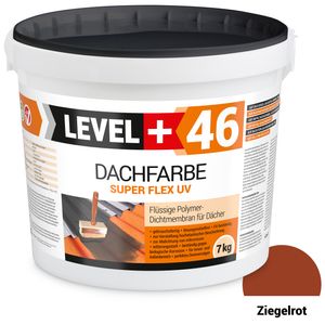 Farba Dachowa Elastyczna 7KG Ceglasta Płynna Folia Dachowa Level Plus 46