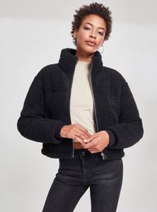 Dámská zimní bunda Urban Classics Ladies Boxy Sherpa Puffer Jacket black - M