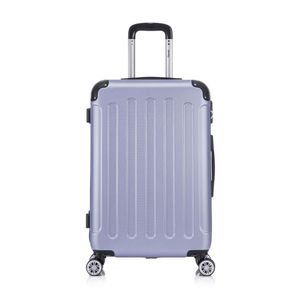Flexot® F-2045 Koffer Reisekoffer Hartschale Hardcase Doppeltragegriff mit Zahlenschloss Gr. L Farbe Flieder