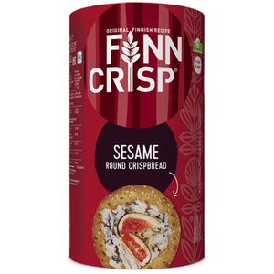 Finn Crisp Sesame Rundes Knäckebrot in Dose aus Seam und Weizen 250g