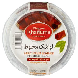 Khanum Khamuma-  Fruchtleder Mix in Sauersoße(Abtropfgewicht 170g, Netto 230g)