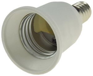 ChiliTec Lampensockel-Adapter, Kunststoff E14 auf E27