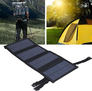 Faltbar 20W Solar Solarmodul Solarpanel Ladegerät USB Handy Camping Ladegerät Monokristalline Solarmodule