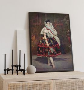 Poster Lola aus Valencia, groesse_poster:40x50 cm, groesse_rahmen:schwarz 40x50 cm