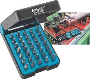 HAZET Bit Set - für Sechskant 6,3 mm (1/4'') - 37-teilig HAZET Bit Set - für Sechskant 6,3 mm (1/4'') - 37-teilig