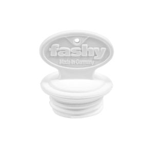 fashy 6014 Wärmflaschen Ersatz-Verschluss, groß, Gewinde Ø 29 mm, weiß