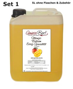 Exotischer Mango Balsam Essig - Spezialität 5L mit 40% Fruchtmark vollfruchtig & sehr mild 5% Säure