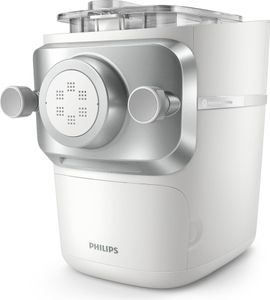 Philips Pastamaker Nudelmaschine 7000 Series inkl. Formaufsätzen für Spaghetti, Lasagne uvm., 200 W, Weiß (HR2660/00)