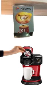 Unterbaumontage für Tassimo -Karton einfache Montage und einfache Entnahme