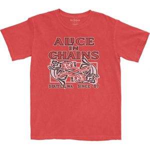 Alice In Chains - T-Shirt für Herren/Damen Uni RO4704 (XL) (Pink)