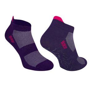 1 Paar Anti-Rutsch-Socken Herren Sport 41-46 Kurzsocken Mit Noppen ABS Socken- Violett
