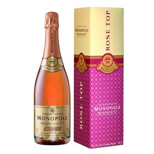 Heidsieck & Co. Monopole Rosé Top Champagner brut in Geschenkpackung Champagne Frankreich | 12 % vol | 0,75 l