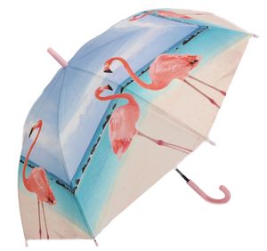 Regenschirm Flamingos, Stockschirm Schirm Tiere Schirme Flamingo Vogel