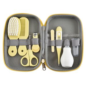 Babypflege-Set Baby-Maniküre-Set, 8-teilige Babypflegen für Baby, Gelb