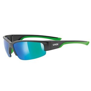 Okulary Uvex Sportstyle 215-Black Mat-Green