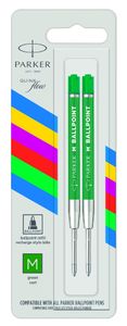 PARKER Kugelschreiber-Großraummine BASIC M grün 2 Stück