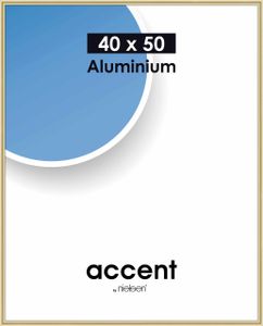 Accent Aluminium Bilderrahmen Accent, 40x50 cm, Gold