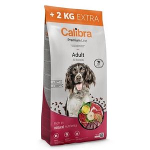 Calibra Dog Premium Line NEW Adult Beef 12kg + 2kg