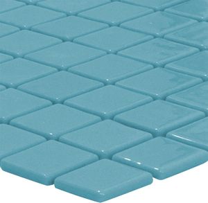Glas Schwimmbad Pool Mosaik Venetia Hellblau