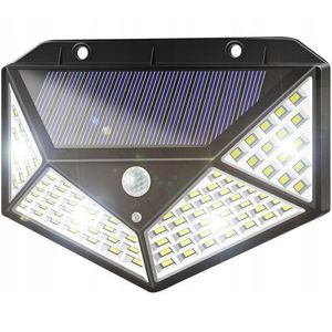 ISO 10720 Solárne vonkajšie 100 LED SMD osvetlenie s pohybovým senzorom