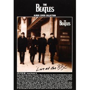 The Beatles - Pohľadnica "Live At The BBC" RO5822 (Jedna veľkosť) (čierna/biela/ružová)