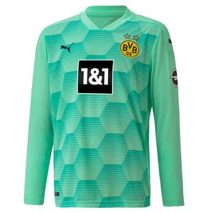 PUMA BVB Borussia Dortmund Torwarttrikot Replica langarm Kinder 2020/21 green glimmer 152