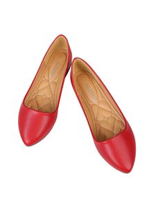 Damen Freizeitschuhe Sommer Halbschuhe Bequeme Sandalen Atmungsaktive Flache Schuhe,Farbe: Rot,Größe:43