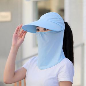 Sonnenhut Damen UV Schutz Hut Mit Nackenschutz Abnehmbar Sonnenhüte 56–58 cm Blau