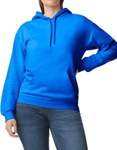 Gildan SF500 | Softstyle® Midweight Sweat Adult Hoodie Uni - Farbe: Royal - Größe: XL