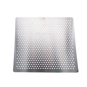 Steuber Premium Line Perforierte Edelstahl Grillplatte 28 x 31 cm, Ersatz für Alu Grill Schalen für Gemüse, Kartoffeln und empfindliches Grillgut