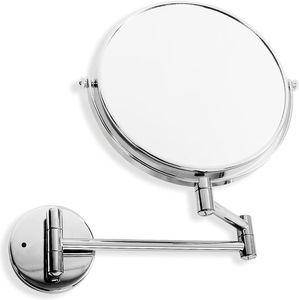 Kosmetické zrcadlo Alice pro montáž na stěnu Zrcadlo pro líčení šetřící místo 7x zvětšení