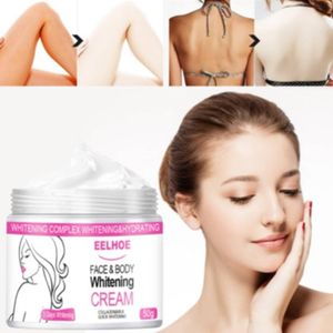 Body Whitening Bleaching Cream Dark Spot Remover Moisture Brightening Aufhellende Creme for Women Empfindliche Dunkle Haut (50g)