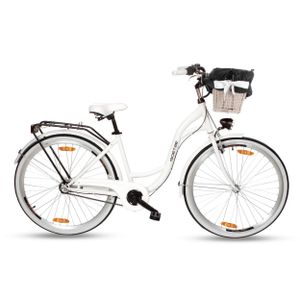 Goetze CityBike Style 28 Zoll 3 Gang Shimano Tiefeinsteiger Damen City Bike mit Korb
