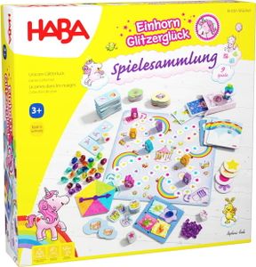 Haba  Spiel - Einhorn Glitzerglück - Spielesammlung (DE = F 2010879002 - NL 2010879003) (DE/E/F/NL/IT/ES)