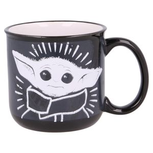 Star Wars - The Mandalorian - Baby Yoda Schwarz-Weiss - Tasse