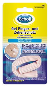 Scholl Gel Finger- und Zehenschutz Polster Schlauch Hühneraugen waschbar 1 Stück