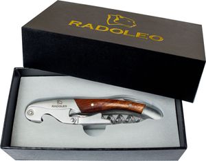 RADOLEO® Kellnermesser PADAUK - Korkenzieher & Weinöffner | Profi Sommeliermesser & Flaschenöffner RADOLEO® Kellnermesser PADAUK - Korkenzieher & Weinöffner | Profi Sommeliermesser & Flaschenöffner