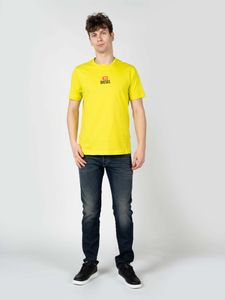 Diesel T-shirt "T-Just" - A11184-RGRAI-5JE - Żółty- Rozmiar: XL(EU)