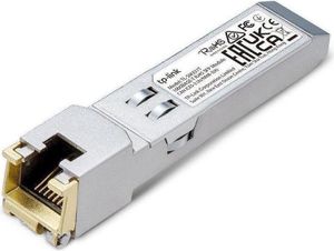 TP-Link TL-SM311T 1G SFP auf RJ45 Mini Gbic Modul - 1000Base-T Kupfer Transceiver Kompatibel für Switch mit SFP-Ports, Plug-and-Play, Robustes Metallgehäuse.