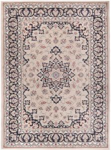 Mazovia Dywan Beżowy Orientalny, Vintage - Salon, Sypialnia, Jadalnia, Biuro - Średnie Runo - Prostokąt - Motyw Tradycyjny, Etniczny - 200x300 cm