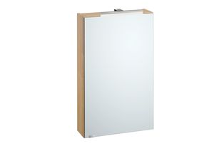 Spiegelschrank Hängeschrank mit Licht und Steckdose 3 Farbvarianten EicheNachbildung taupe grau V-90.59-S