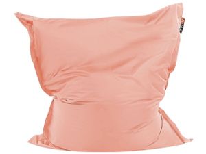 BELIANI Sitzsack Pfirsich rosa 140 x 180 cm Indoor Outdoor Stark wasserabweisender Langfristige Volumenstabilität Leicht Gewicht