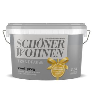 SCHÖNER WOHNEN Trendfarbe  Matt farbton wählbar 2.5 L, Farbe:Cool Grey