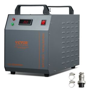 Przemysłowy agregat wody lodowej VEVOR, CW-3000 (PRO), 150 W chłodzony powietrzem przemysłowy system chłodzenia wodą ze zbiornikiem wody o pojemności 12 l, maks. przepływ 18 l/min, do chłodzenia maszyn do grawerowania laserowego Przemysłowy agregat wody lodowej VEVOR, CW-3000 (PRO), 150 W chłodzony powietrzem przemysłowy system chłodzenia wodą ze zbiornikiem wody o pojemności 12 l, maks. przepływ 18 l/min, do chłodzenia maszyn do grawerowania laserowego