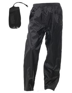 Regatta Professional Herren Regenhose Pro Packaway Prodyšný overal TRW348 Schwarz Black XL