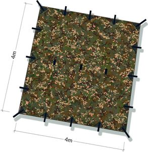 DD Tarp MC 4 x 4 m Camouflage