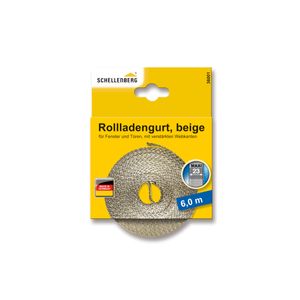 Schellenberg Rolladengurt Maxi 23 mm, 6 m, beige, 36001