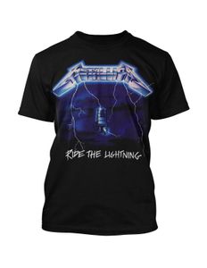 Metallica T-Shirt XXL Schwarz Unisex Ride The Lightening Tracks