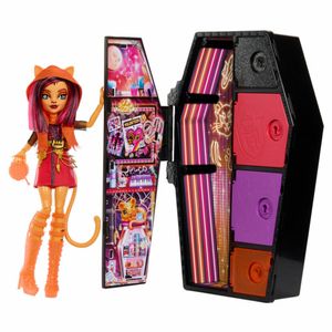Mattel - Monster High Skulltimate Secrets Neon Schrecken Toralei fluorescenční