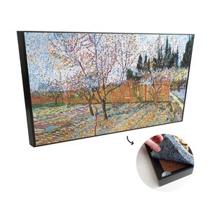 MuchoWow® Akustické obrázky Zvuková izolácia 120x60cm Rozkvitnutá broskyňa - Vincent van Gogh Absorbér zvuku Vysokoúčinný absorbér zvuku Zvuková